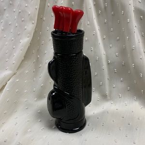 Avon Wild Country after shave bottle (empty). Golf bag shaped.